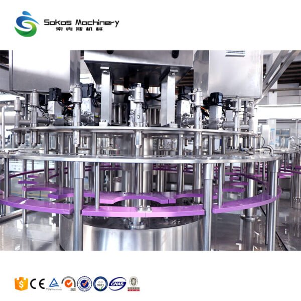 Full Automatic 3 in 1water Bottle Auto Filling Machine Production Line Plastic Pure Mineral Water Bottling Machine - Image 2