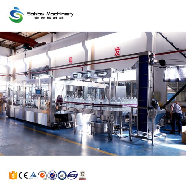 Full Automatic 3 in 1water Bottle Auto Filling Machine Production Line Plastic Pure Mineral Water Bottling Machine