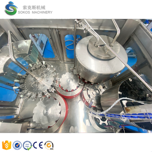 CGF18-18-6 Fully Automatic 300ml Plastic Bottle 8000/phb Small Bottle Water Filling Machine - Image 3