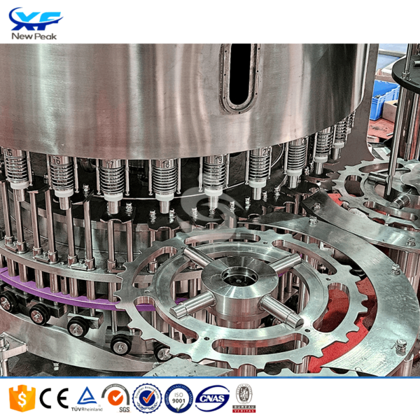 RCGF24-24-8 Fully Automatic 300-1000ml Plastic Bottle 8000-10000/BPH Juice Filling Machine - Image 3