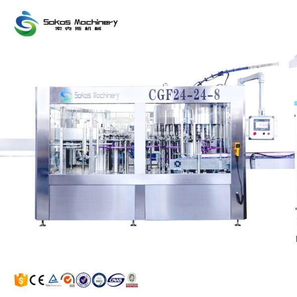 CGF24-24-8 10000 Bottles Per Hour Bottle Mineral Water Filling Machine