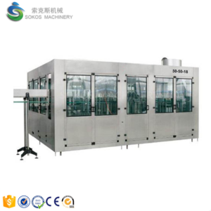 CGF50-50-15 Fully Automatic 22000-24000/BPH Plastic Bottle 300-1000ml Water Production Line Water Filling Machine