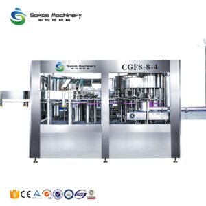 CGF8-8-4 Fully Automatic PET Bottle Drinking Mineral Water Filling Machine