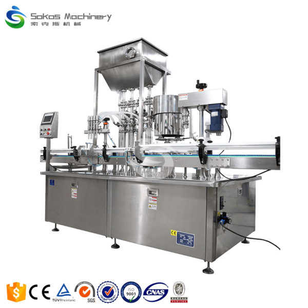 Automatic Bottle Ropp Metal Lock Aluminum Cap Crimping Capping Machine