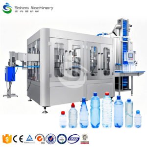 High Quality CGF60-60-20 Fully Automatic 300-1000ml PET Plastic Bottle 28000/bph Pure/Drinking Making Production Line Mineral Water Filling Machines