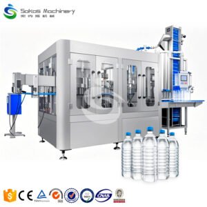 CGF18-18-6 Fully Automatic 300ml Plastic Bottle 8000/phb Small Bottle Water Filling Machine