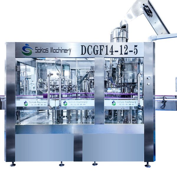 DCGF 14-12-5 Soda Water Carbonated Beverage Liquid Filling Bottling Machine