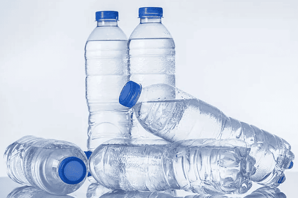 plastic water bottle