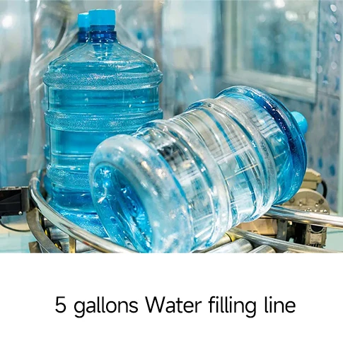 5 gallons Water filling line