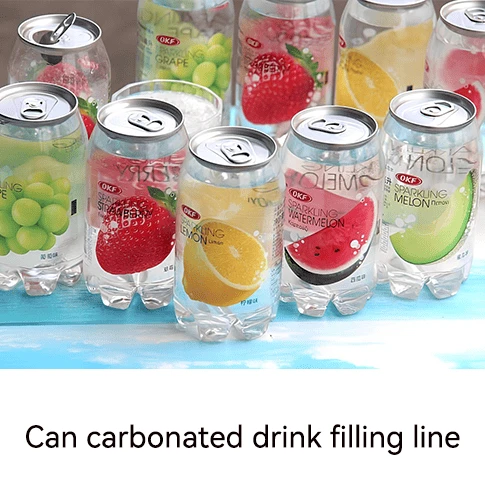 Can carbonated drink filling line