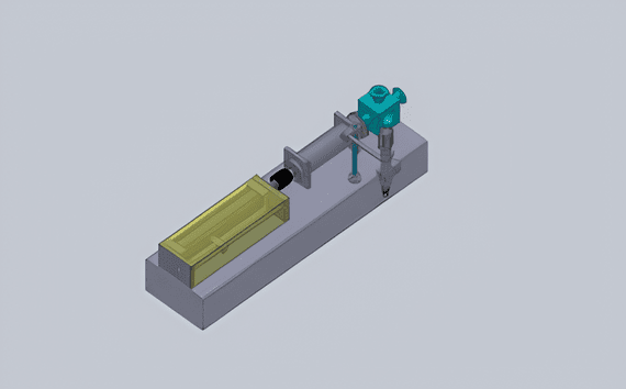 Piston filling machine